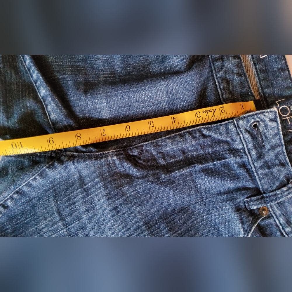 Shorts denim Sz 6  waist 17"  'Original' Loft Ann Taylor - Picture 8 of 12